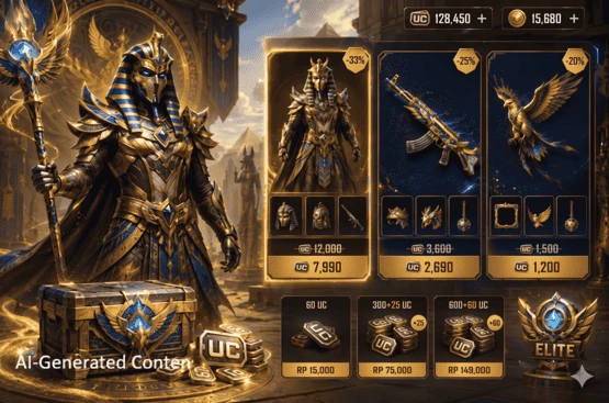 Skin Pharaoh PUBG Mobile: Cara Mendapatkannya