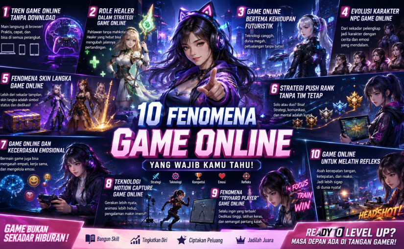 Evolusi Visual Game Online: Dari Pixel Kotak ke Grafis Realistis
